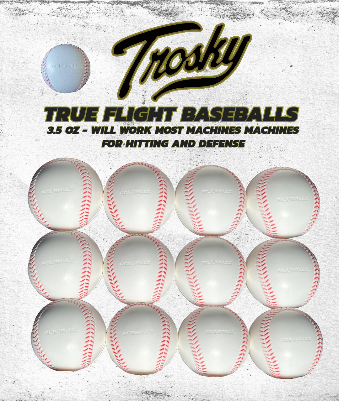 TRUE FLIGHT BASEBALLS