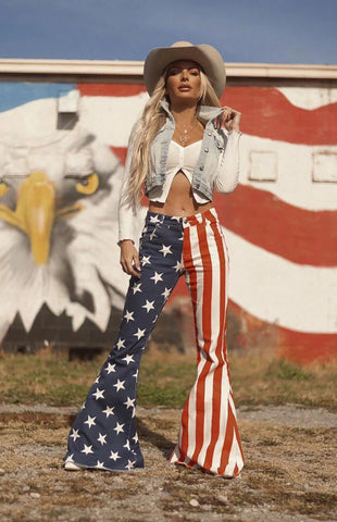 American Flag Jeans