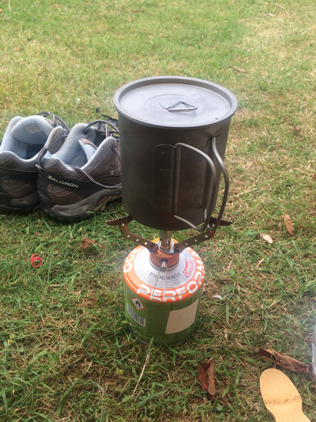 My camping pot I used to cook with for the whole trail