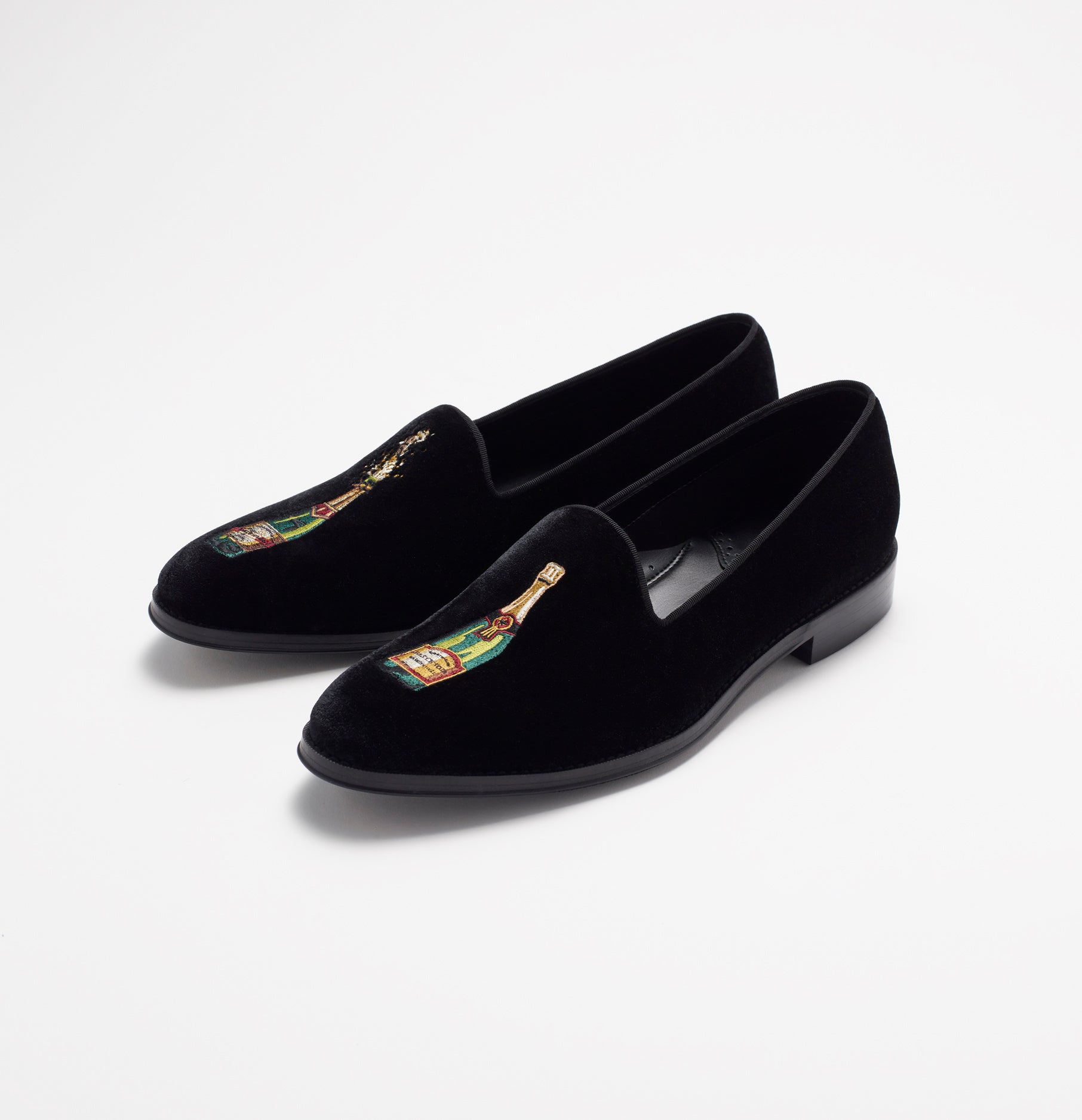 Cheers! Black Velvet Loafers | The Black Tux