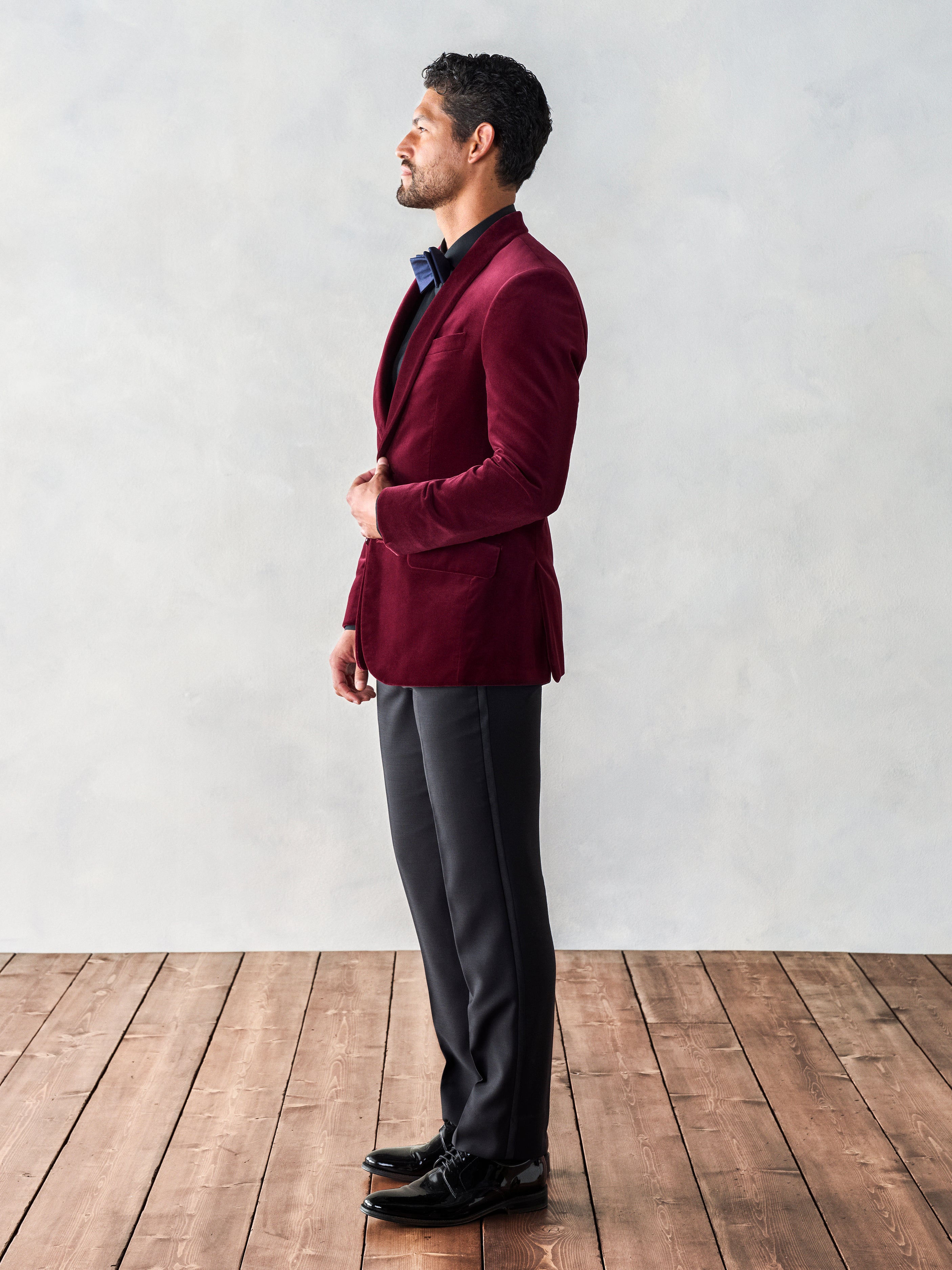 Ruby Velvet Jacket Tuxedo