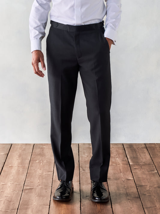 Stretch Wool Black Tuxedo Pants – The Black Tux - Buy New