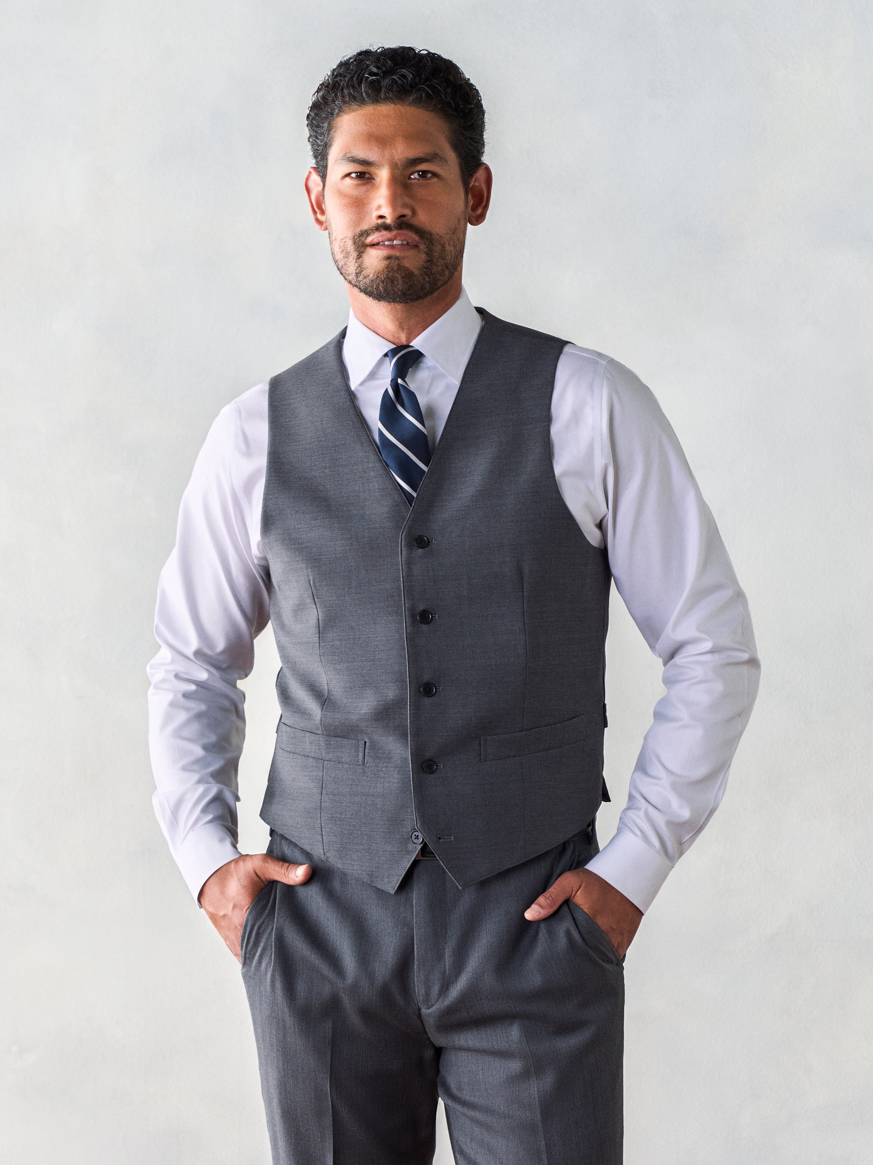 Dark Grey Jacket Pant Light Grey Vest Suit For Men 3 Pieces Trajes De  Hombre Terno Custume Homme Wedding Terno Masculino Blazer - AliExpress