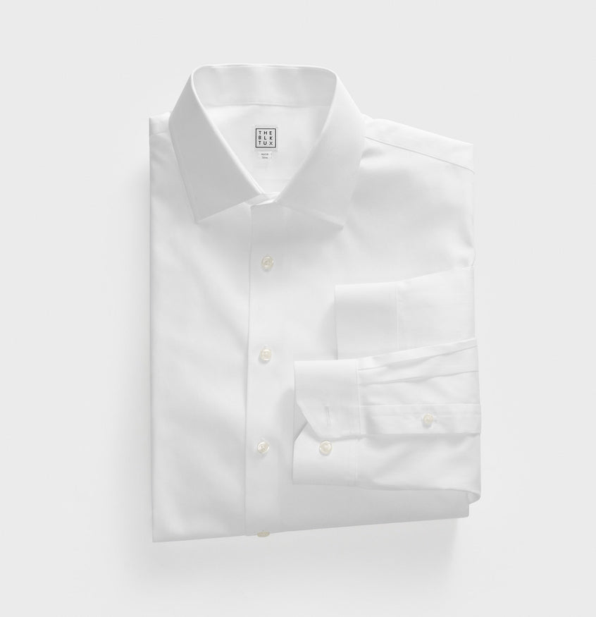 White poplin cotton Dress Shirt