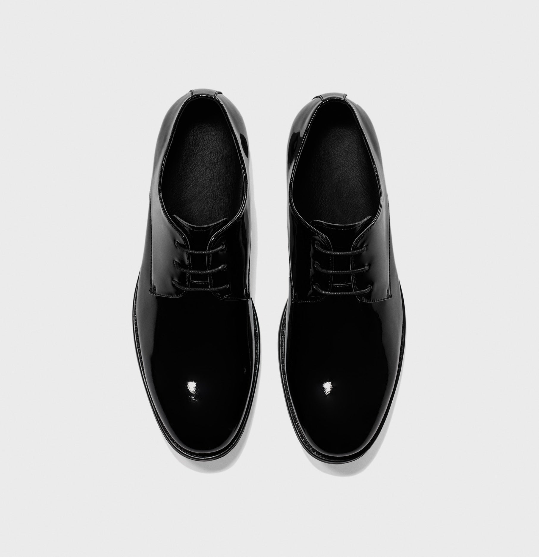 Men's Shoes Black Patent Leather Pointed Toe Business Formal Dress Suit  Oxfords | eBay