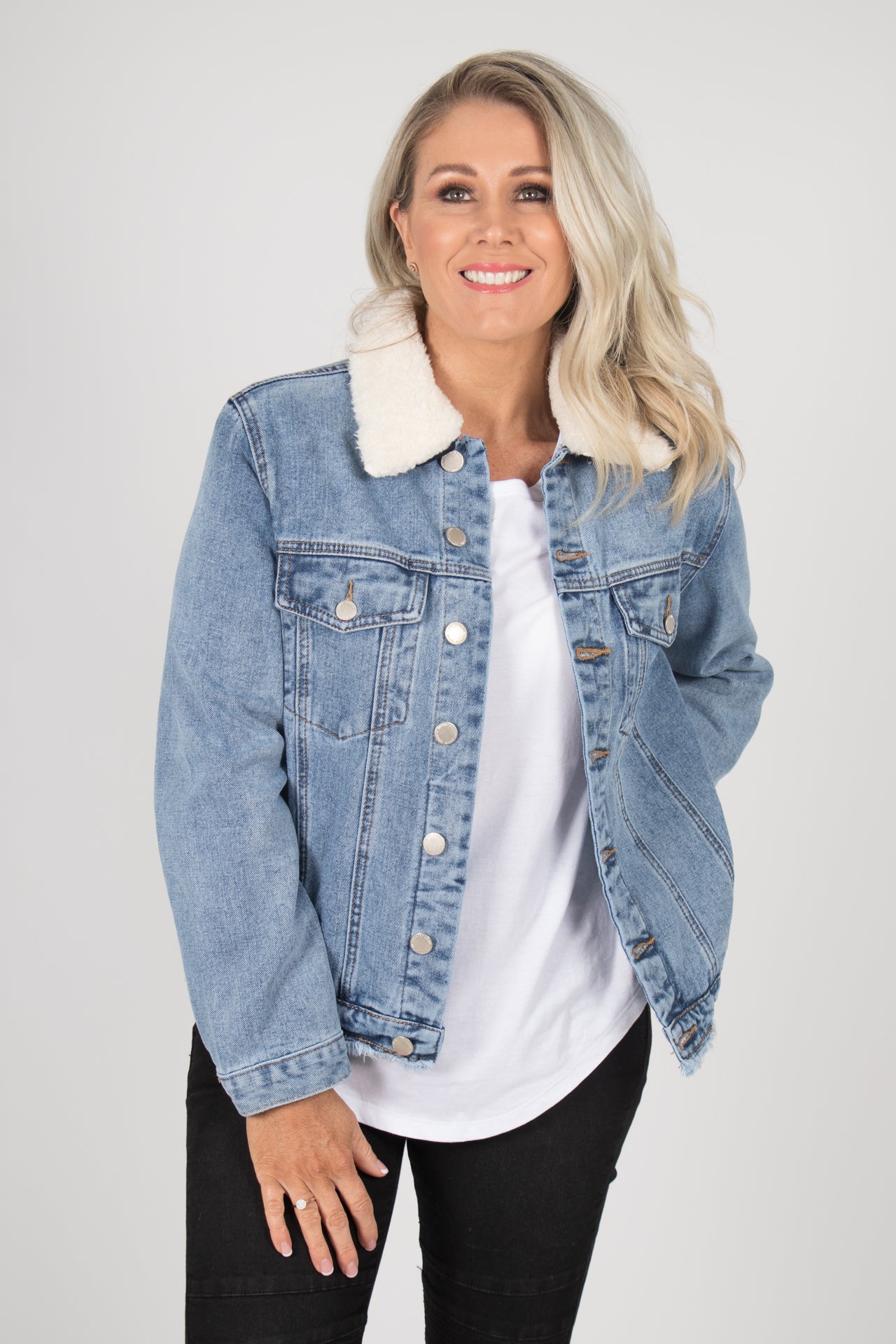 denim zara jacket