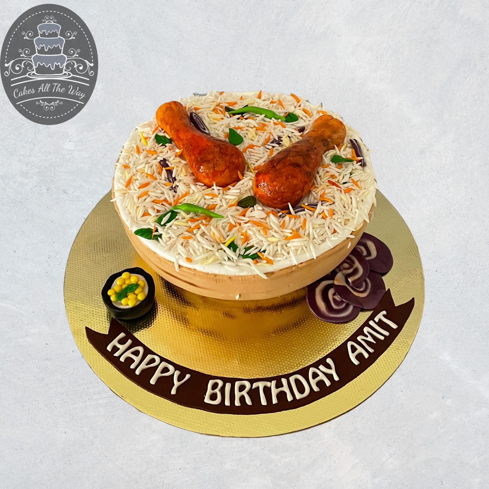 Best Chiken Biryani Theme Cake In Lucknow | Order Online