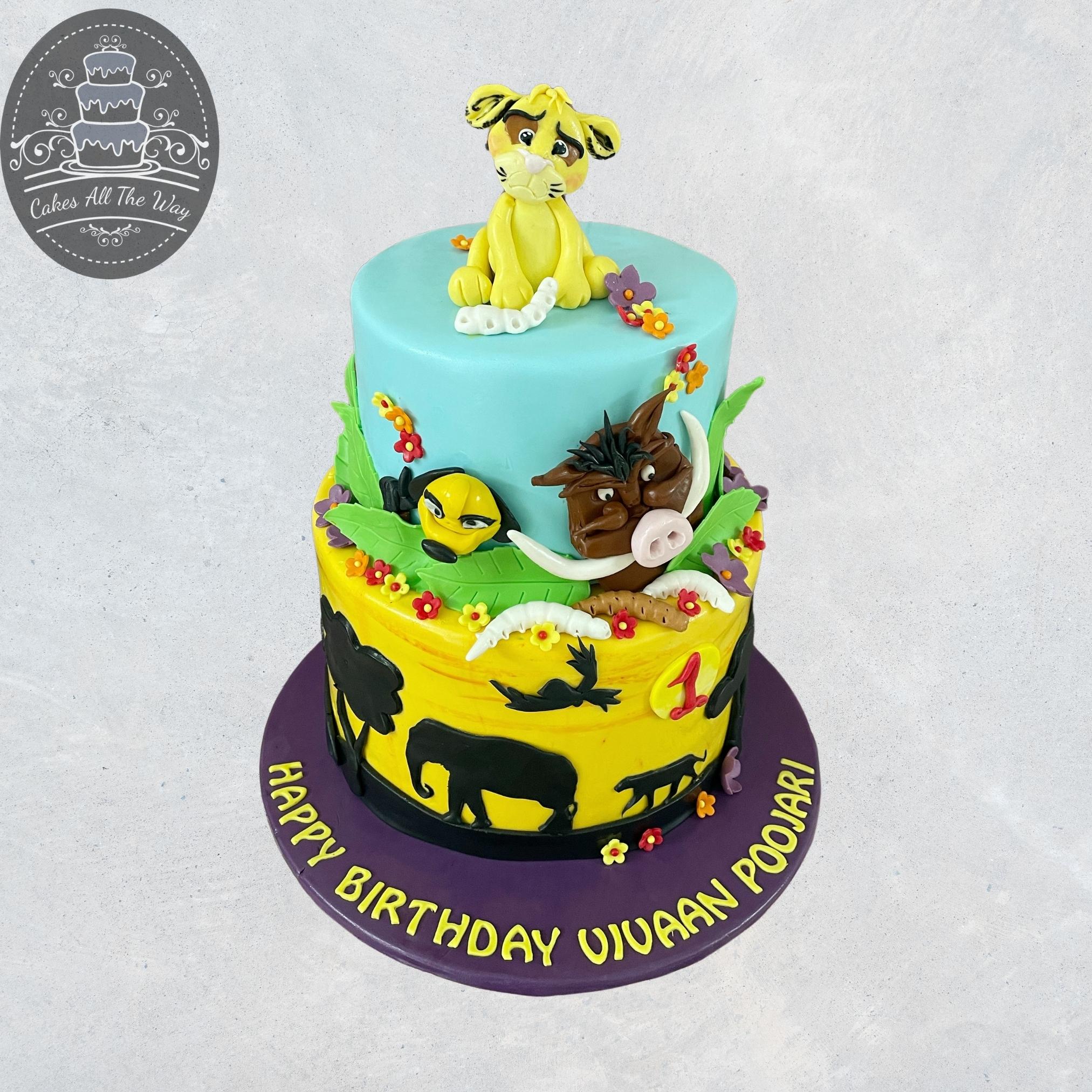 Order King of the Jungle Birthday Cake | Gurgaon Bakers