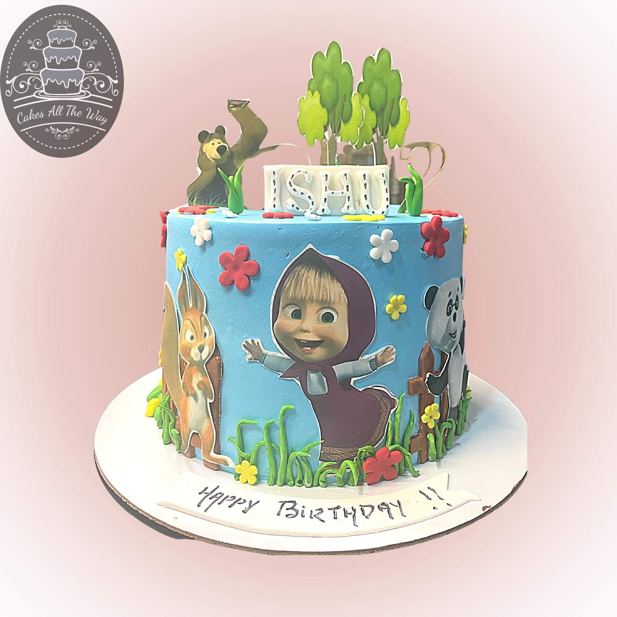 Twins Masha Bear Cake – Creme Castle