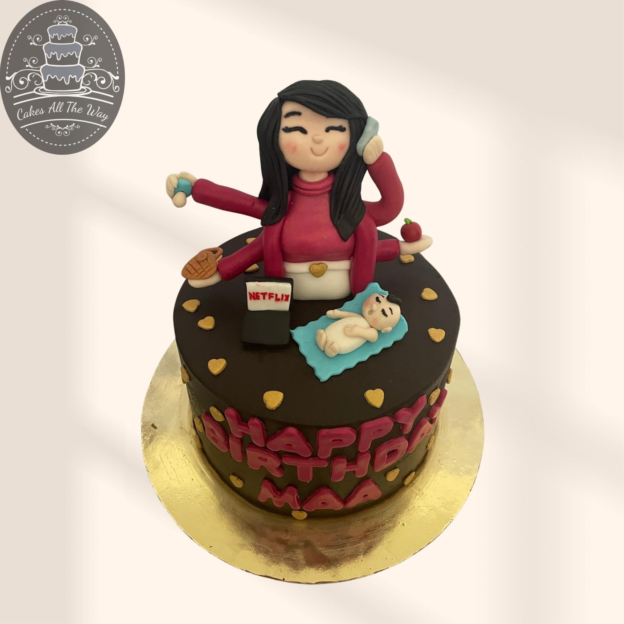 Reema's Swad Cooking Classes - Themed cake of all the things the birthday  boy loves..😊😊 #netflix #amazonprime #bike #panipuri #movies #Anniversay  #Birthday #Cake #Baking #Frosting #Celebration #Party #Vegetarian #Eggless  #Workshop #Making #Reema #