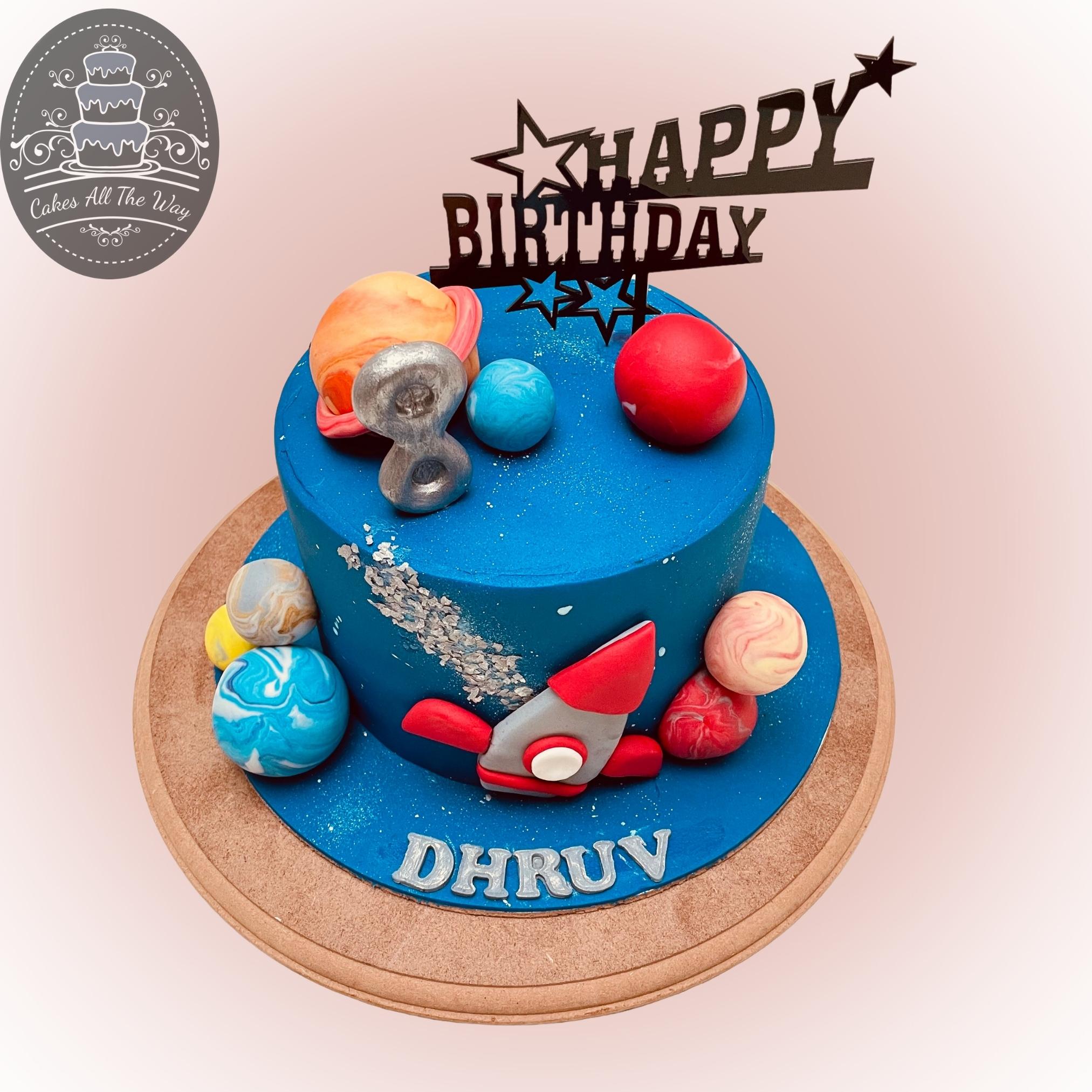 15 Amazing Space Themed Birthday Cake Ideas (Out Of This World) | Themed  birthday cakes, Boy birthday cake, Themed cakes