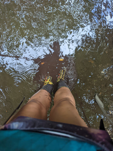 Hiking in the rain