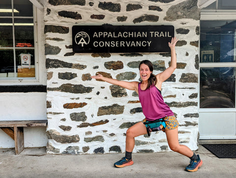 Thru-hiking the Appalachian Trail wearing a fanny pack