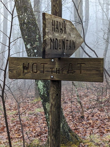 Appalachian Trail sign, "Not the AT"