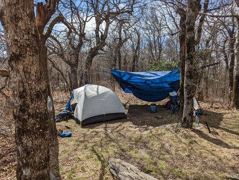 Camping on Tray Mountain