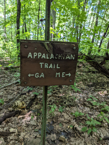 Appalachian Trail Sign Georgia to Maine