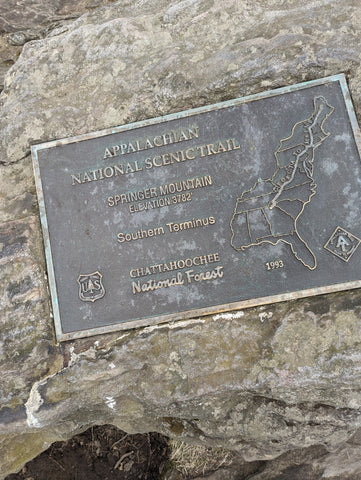 Springer Mountain, Georgia on the Appalachian Trail