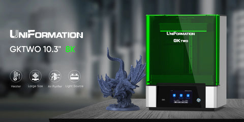 UniFormation GKTwo resin 3D printer