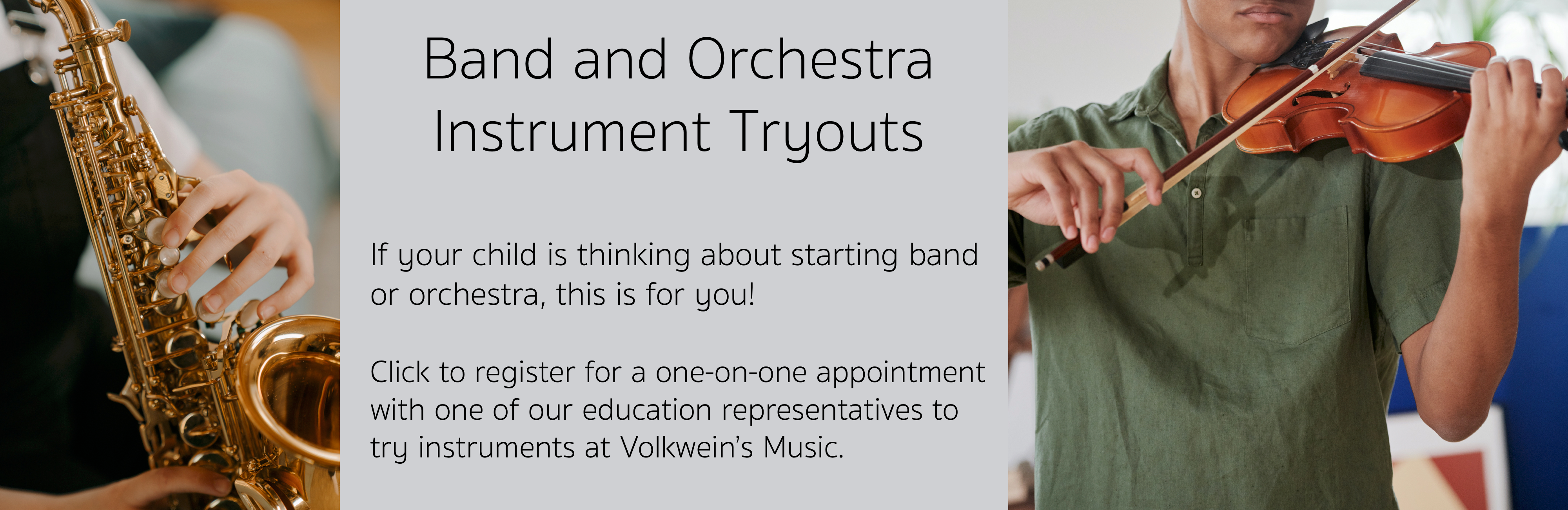 Instrument Tryouts