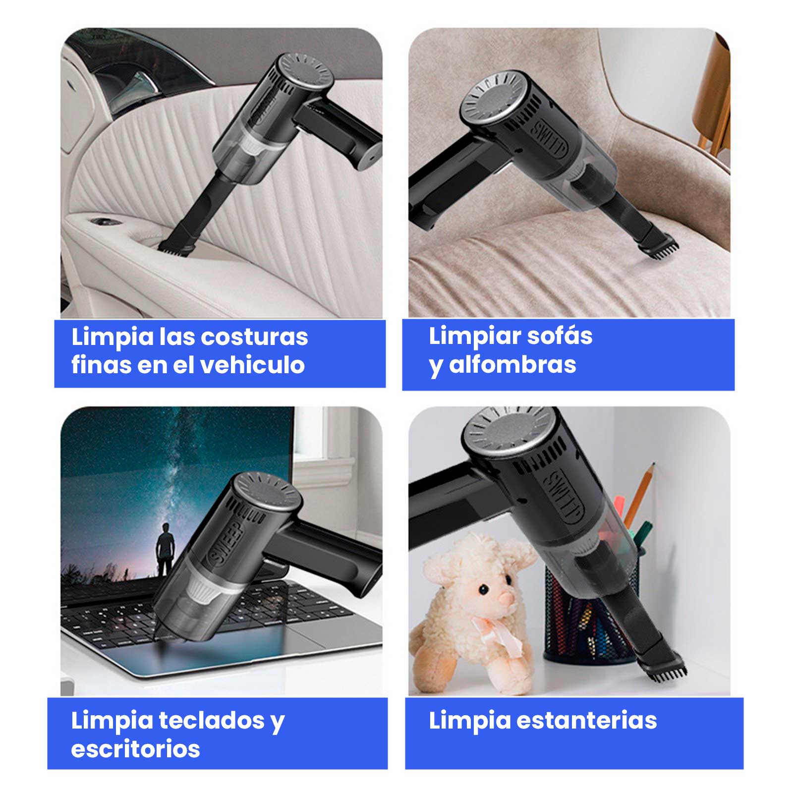 ASPIRADOR DE CAMA PÓRTATIL DE MANO PARA ELIMINAR ÁCAROS – Go Store El  Salvador