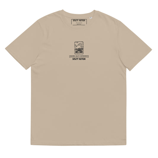 Organic Floartering Embroidery T-shirt Desert Dust/white/sage/Dark Hea –  Salty Notion