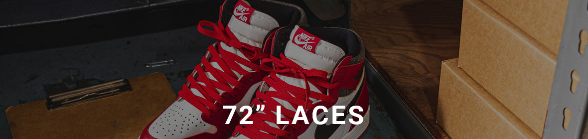 72" Lace Lab Laces on Air Jordan 1 High