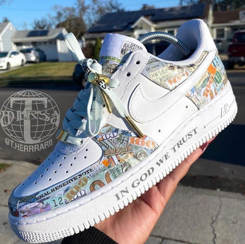 Air Force 1 Money-Themed Customs