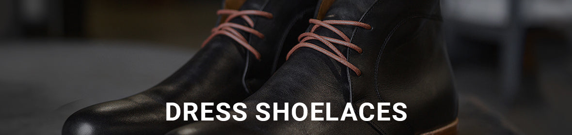 Waxed Dress Shoe Laces by Lace Lab