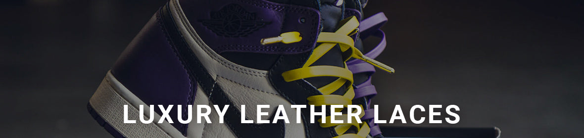 Luxury Leather Laces by Lace Lab