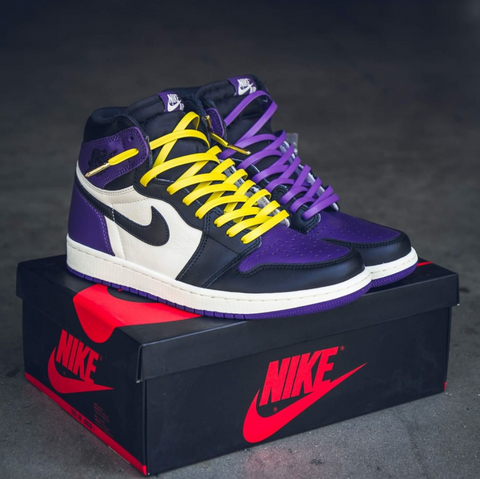 court purple 1s laces
