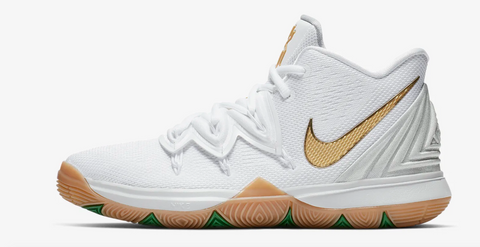 Kyrie 5 White/Gold/Green