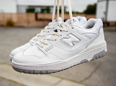 New Balance Shoes with Sail Lace Lab Laces