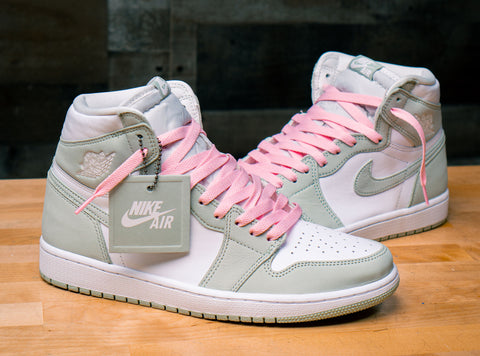 Cordones de repuesto Pink Lace Lab Jordan en Nike Air Jordan 1