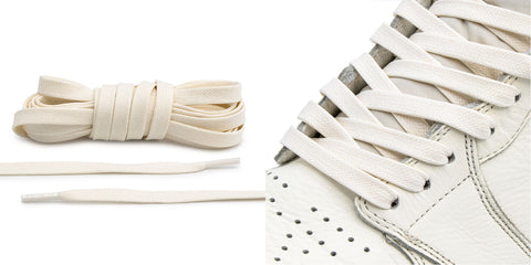 Lace Lab Waxed Sail Laces product shot and on shoe