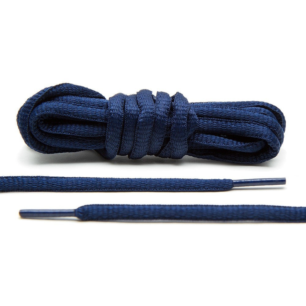 navy blue athletic shoelaces