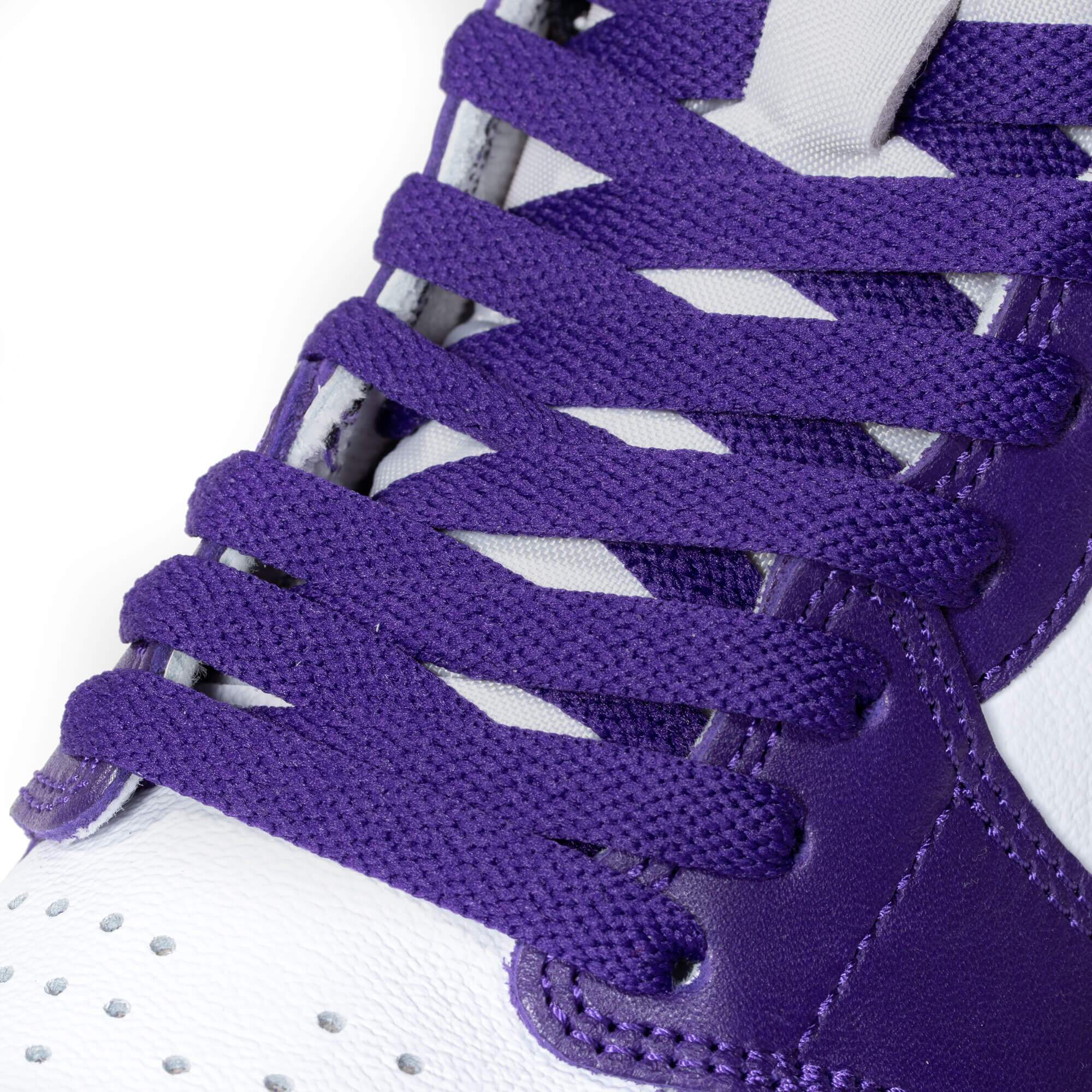 purple jordan shoe laces