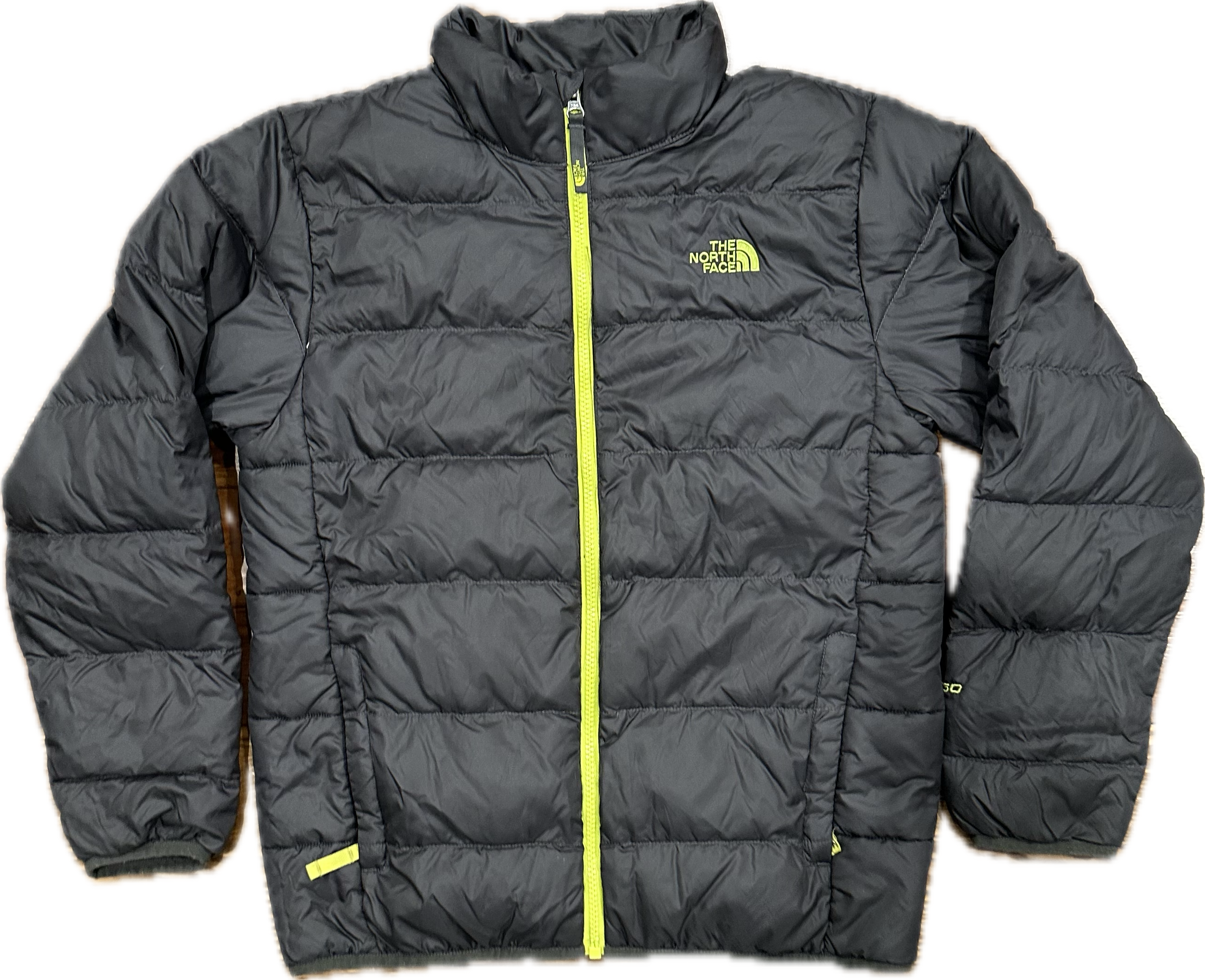 North Face Reversible Jacket, Black Boys Size L (14-16)