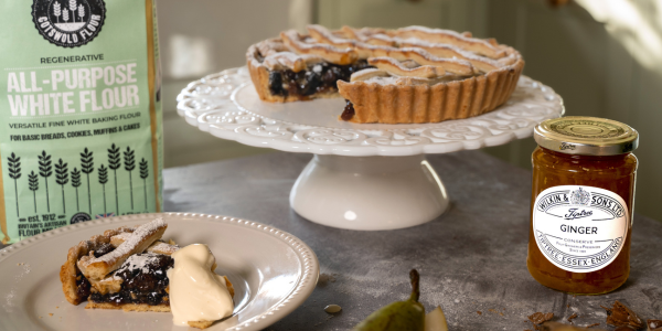 PEAR AND GINGER MINCEMEAT TART