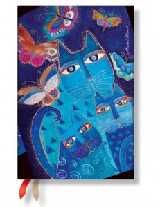 Paperblanks Mini Blue Cats 18-Month Planner