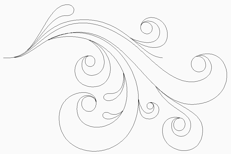 Rip Curl Full Line Stencil Stitch Path