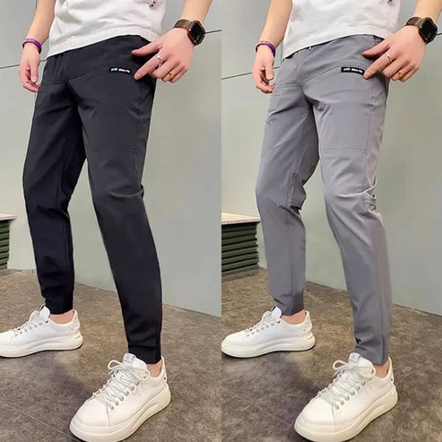 Men's High Stretch Multi-pocket Skinny Cargo Pants – moonighty