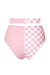 Hamade Activewear Patchwork Bottoms - Checkered Light Pink-Hamade Activewear-Redneck buddy