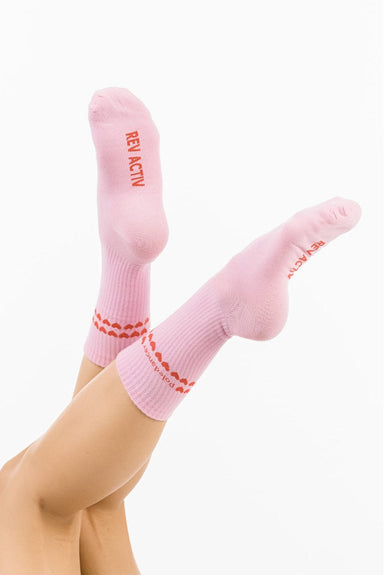 REV ACTIV Mini Heart Socks - Pink-REV ACTIV-Redneck buddy