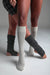 Rolling Cable Calf High Socks - Oatmeal-Rolling-Redneck buddy
