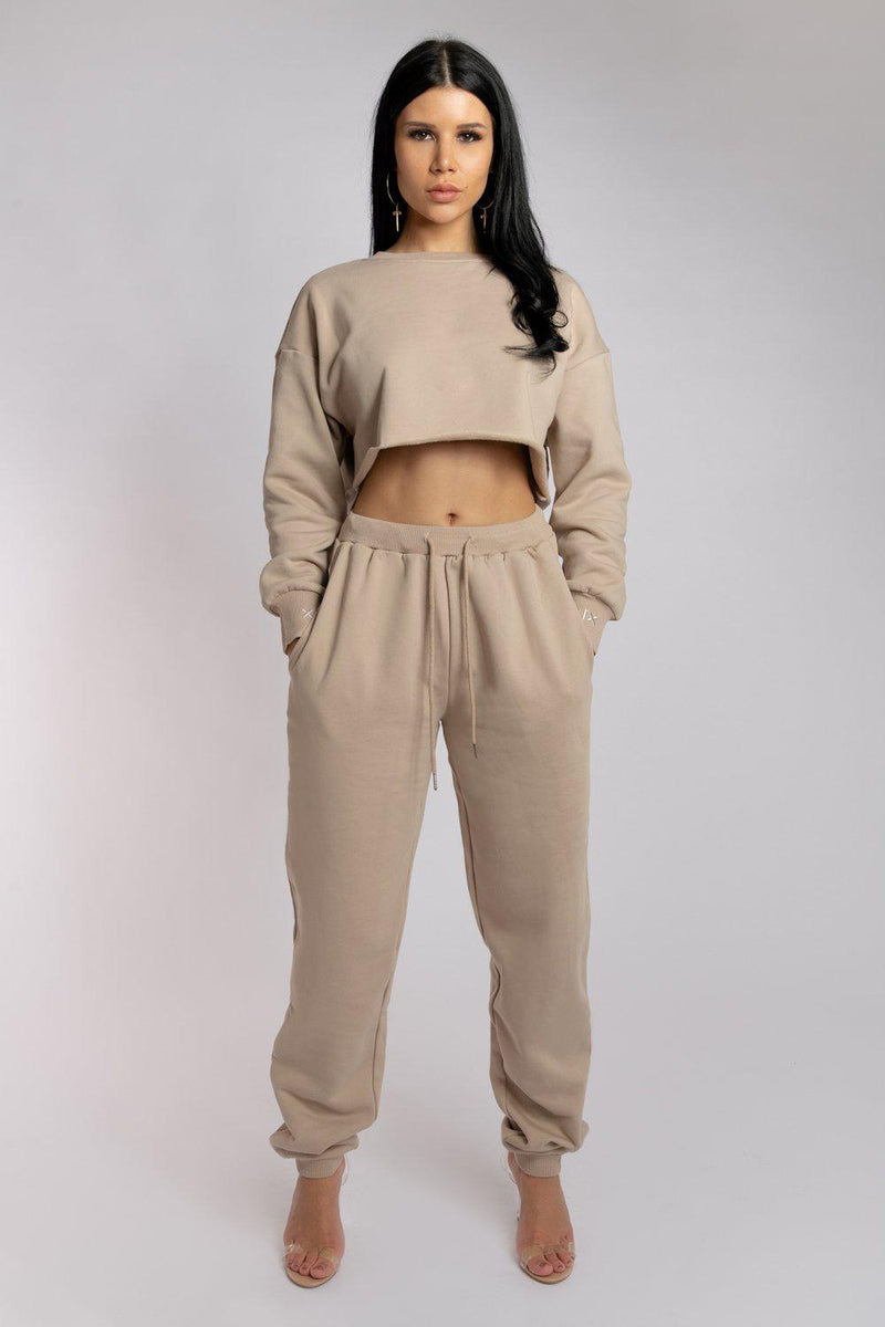 CXIX Oversized Jogger Bottoms - Fawn-Creatures of XIX-Redneck buddy