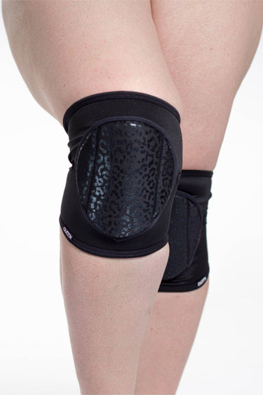 Grippy knee pads – Sleek Black - Queen Wear