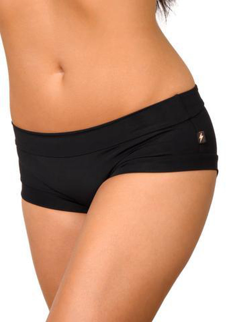 Cleo the Hurricane Essential Hot Pants - Black-Cleo the Hurricane-Redneck buddy