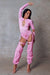 CXIX 119 Plunge Bodysuit - Pink Print-Creatures of XIX-Redneck buddy