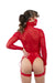 Naughty Thoughts XXX Rated See Through Bodysuit - Red-Naughty Thoughts-Redneck buddy