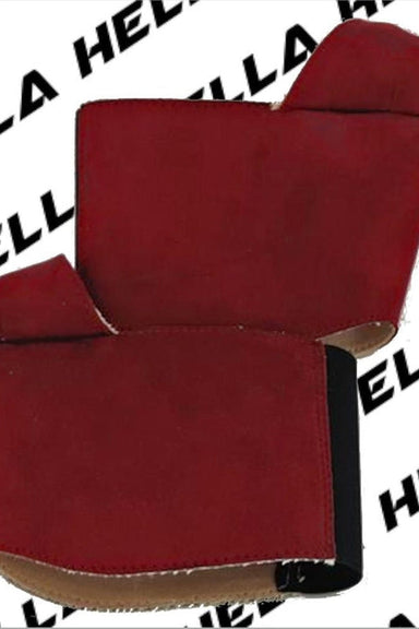 Hella Heels Classique Shoe Protector - Dark Red Faux Suede-Hella Heels-Redneck buddy